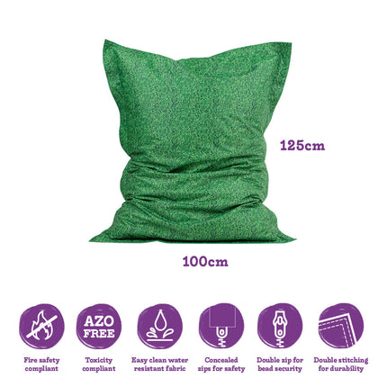 Nature Grass Print Floor Cushion - SENsory Toys4U