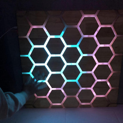 Touch Interactive Honeycomb Panel, Wall Mounted - SENsory Toys4U