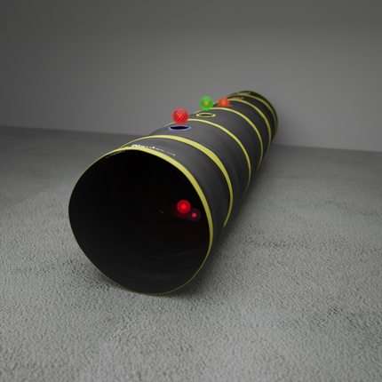 Sensory Pop up Tunnel with LED Balls - SENsory Toys4U
