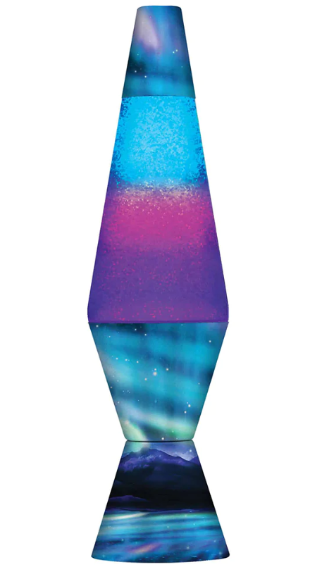 14.5" Northern Lights LAVA Lamp (Purple/Blue) - SENsory Toys4U