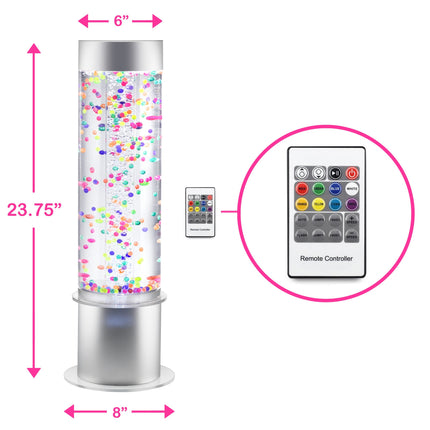 Bubble Tube 60cm x 15cm and Floating Balls - SENsory Toys4U
