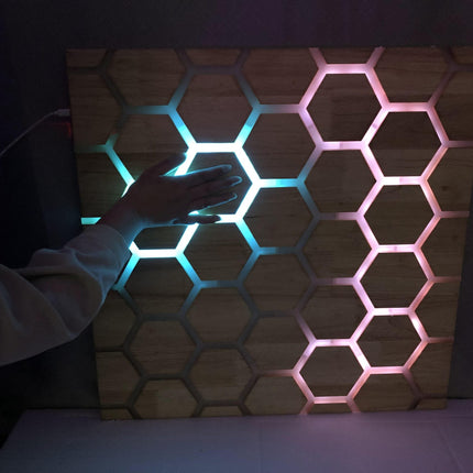 Touch Interactive Honeycomb Panel, Wall Mounted - SENsory Toys4U