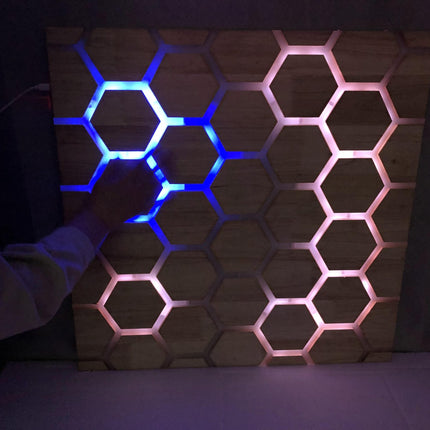 Touch Interactive Honeycomb Panel, Wall Mounted - SENsory Toys4U