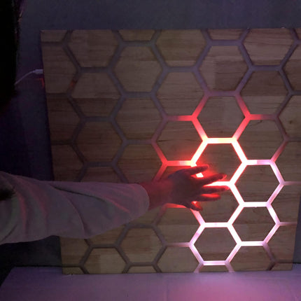 Touch Interactive Honeycomb Panel, Wall Mounted - SENsory Toys4U