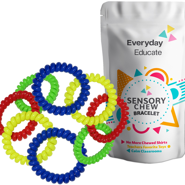 Chewy Dewey‚Ñ¢ Sensory Bracelet - (8 Pack) - SENsory Toys4U