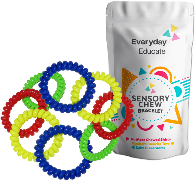 Chewy Dewey‚Ñ¢ Sensory Bracelet - (8 Pack) - SENsory Toys4U