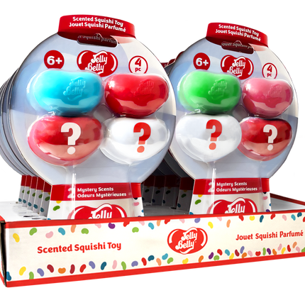 Jelly Belly Little Bean 4 Pack Squishi Toy Scented - SENsory Toys4U