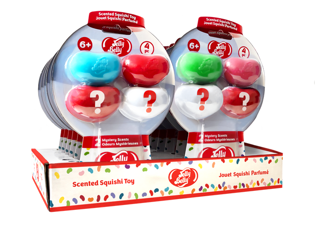 Jelly Belly Little Bean 4 Pack Squishi Toy Scented - SENsory Toys4U