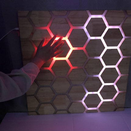 Touch Interactive Honeycomb Panel, Wall Mounted - SENsory Toys4U