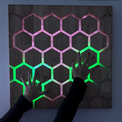 Touch Interactive Honeycomb Panel, Wall Mounted - SENsory Toys4U