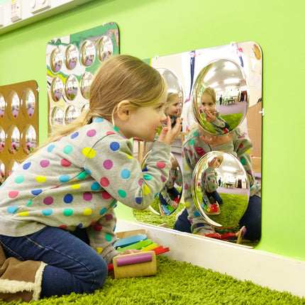 Large Acrylic Mirror Panels Set - Pk4 - SENsory Toys4U