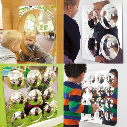 Large Acrylic Mirror Panels Set - Pk4 - SENsory Toys4U