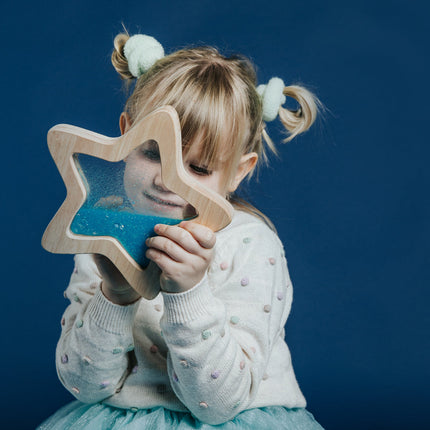 Petit Boum Orionis Sensory Flow Star - Blue - SENsory Toys4U