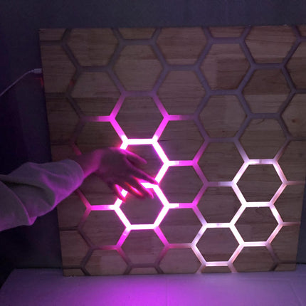 Touch Interactive Honeycomb Panel, Wall Mounted - SENsory Toys4U