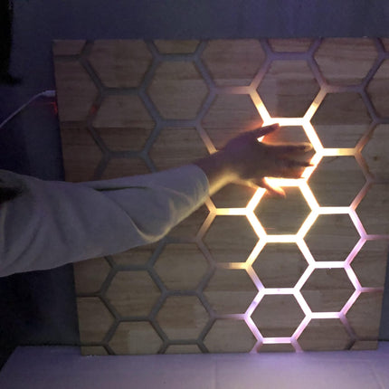 Touch Interactive Honeycomb Panel, Wall Mounted - SENsory Toys4U