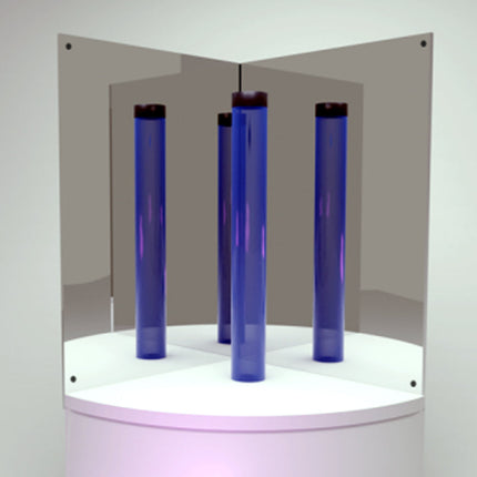 Set of 2 Large Mirrors 95 x 120cm