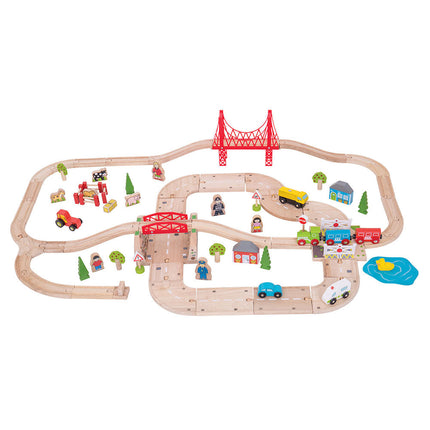 Rural Rail and Road Set - SENsory Toys4U