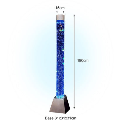Bubble Tube Colour Changing LED Light Incl. Wall Bracket 183cm