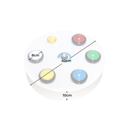 Bubble Tube with Floating Fish & Remote Control Sensory Lamp With Remote Button Controller