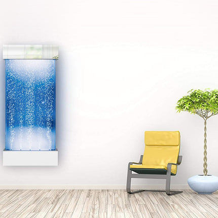 Bubble Wall ‚Äì Wall Hung Portrait (Chrome) (120cm) - SENsory Toys4U