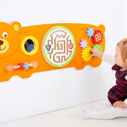 Bear Activity Wall Panel - SENsory Toys4U