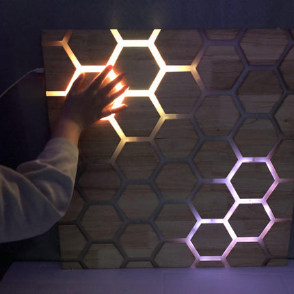 Touch Interactive Honeycomb Panel, Wall Mounted - SENsory Toys4U