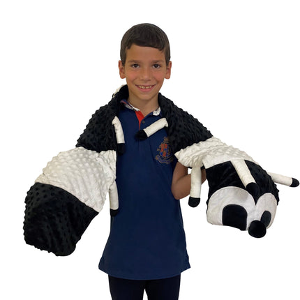 Black and White Cuddle Ball and Black and White Weighted Caterpillar 2.5kg