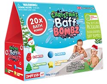CHRISTMAS BAFF BOMBZ - 20 BATH PACK - SENsory Toys4U