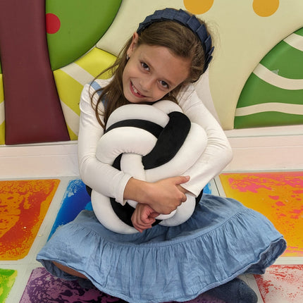 Black and White Cuddle Ball and Black and White Weighted Caterpillar 2.5kg