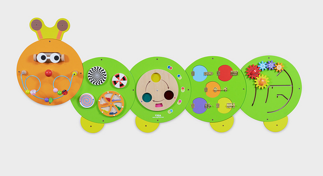 Caterpillar Activity Wall Panels - SENsory Toys4U