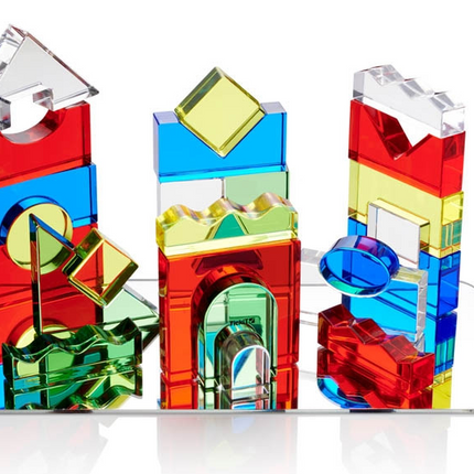 Colour Crystal Block Set - Pk41 - SENsory Toys4U