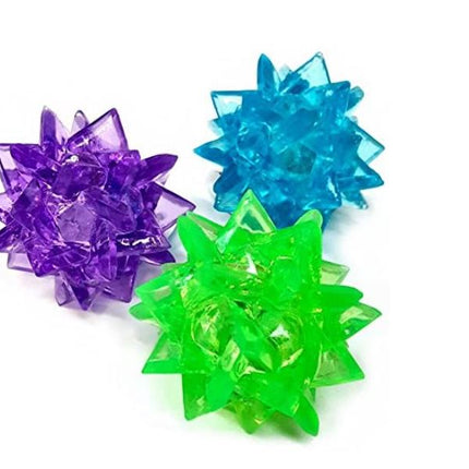 Crystal Bounce Spike Ball with Light - SENsory Toys4U