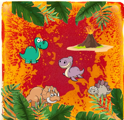 Animal Themed Liquid Floor Tiles - Pack of 4 - SENsory Toys4U