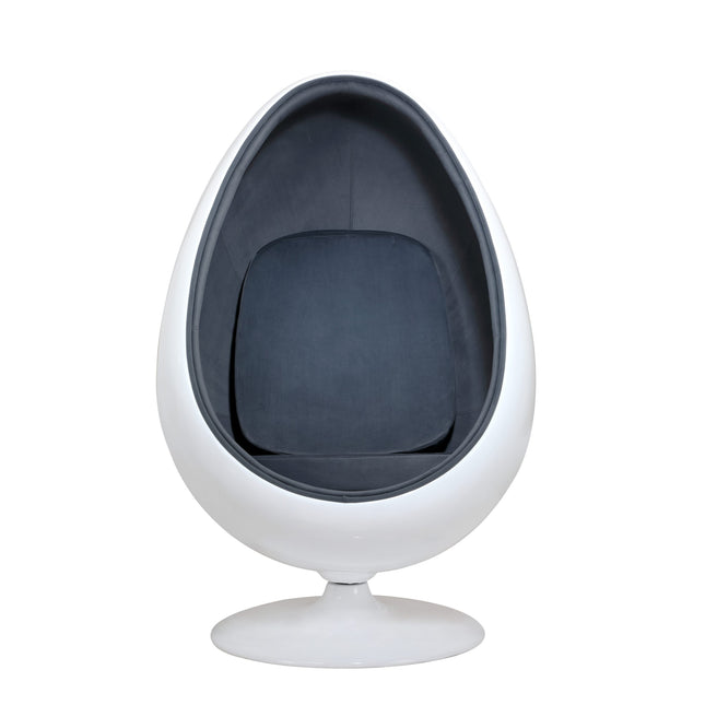 Pod Ball Chair Sensory Retro Egg Shape 136cm – Grey