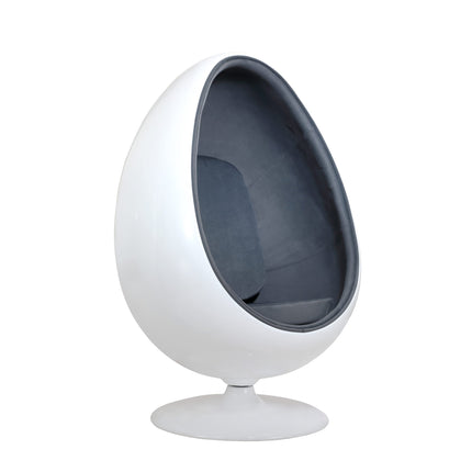 Pod Ball Chair Sensory Retro Egg Shape 136cm – Grey
