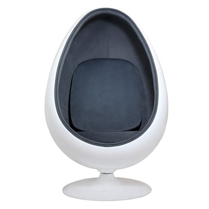 Pod Ball Chair Sensory Retro Egg Shape 136cm – Grey