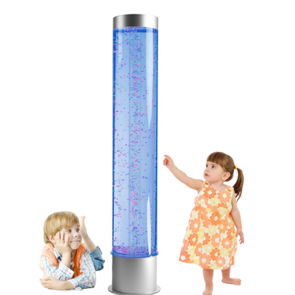 Extra Wide Bubble Tube ‚Äö√Ñ√∂‚àö√ë‚àö‚àÇ‚Äö√†√∂‚àö√´‚Äö√†√∂¬¨¬Æ with Floating Balls and Remote 1.5m Tall x 30cm Diameter - SENsory Toys4U