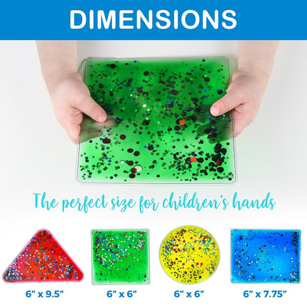 Jelly Shapes x 4 - SENsory Toys4U