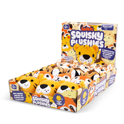 Safari Animal Squishy Plushies Sensory Toys