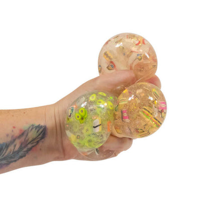 SCRUNCHEMS FAST FOOD DIDDY SQUISH BALLS - 3PK - SENsory Toys4U