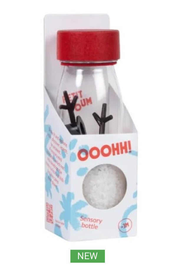 Petit Boum Sensory Toy Bottle (Christmas Snowman) - SENsory Toys4U