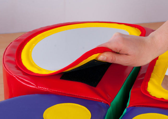 Caterpillar Mirror Bumps Soft Play Set - SENsory Toys4U