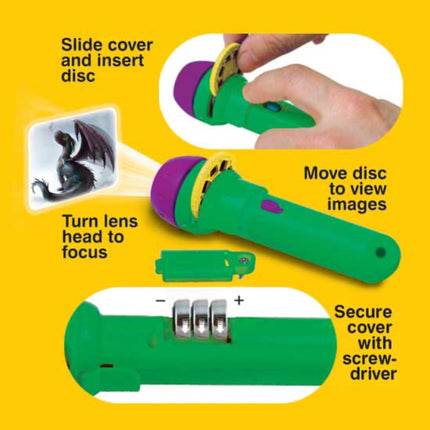 Wizard & Dragon Torch and Projector - SENsory Toys4U