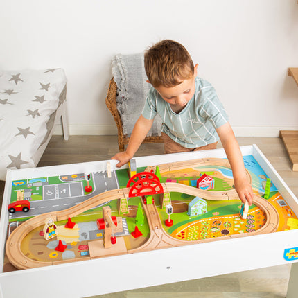 Train Set & Table - SENsory Toys4U