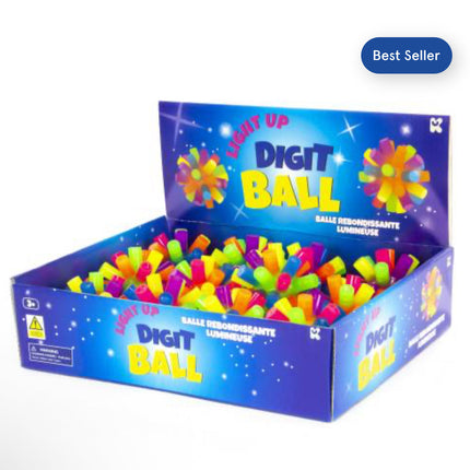Light Up Sensory Digit Ball Toy