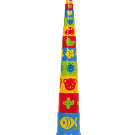 Multi Colour Stacking Buckets - SENsory Toys4U