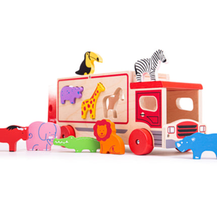 Safari Sorting Lorry - SENsory Toys4U