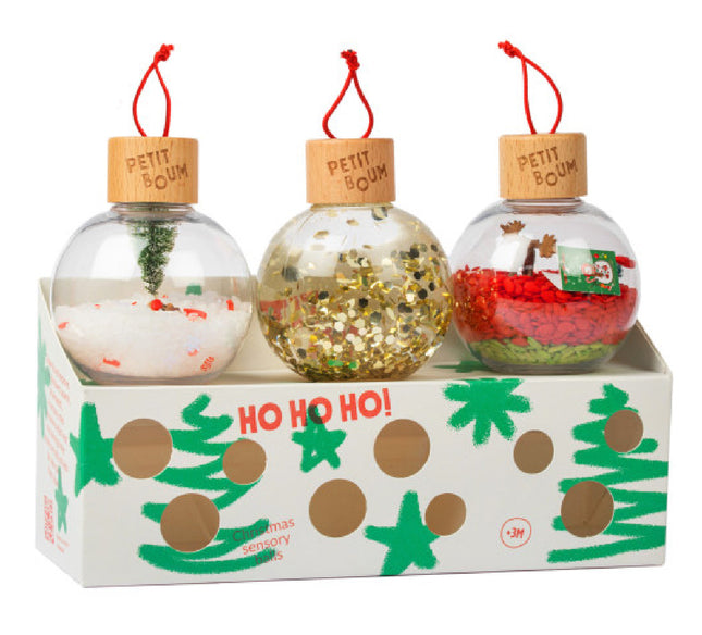 Petit Boum Sensory Toy Christmas Sensory Baubles - SENsory Toys4U