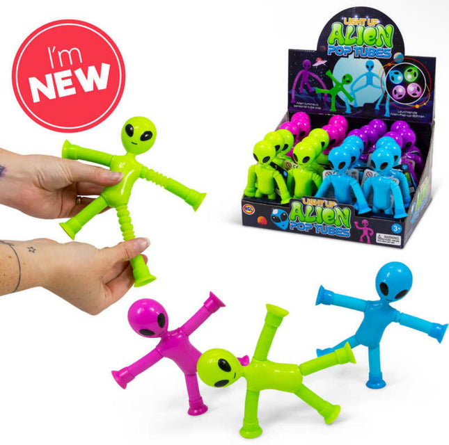 LIGHT UP ALIEN POP TUBES - SENsory Toys4U