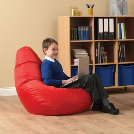 Large Bean Bag Reading Chair - Red - SENsory Toys4U